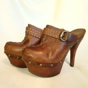 Jessica Simpson Winsley Clog Platform Heel NWOT